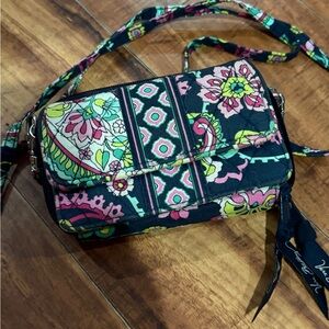 Floral Patterned Crossbody Bag